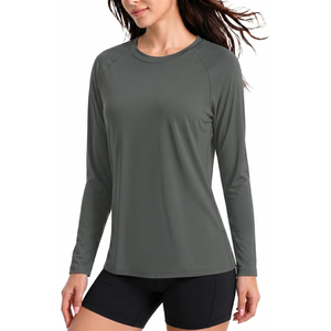 Unisex Orange Full Sleeve Rash Guard Quick Dry Polyester Swim Top with Front Logo UPF50+ Anti-Bacterial Eco-Friendly <b>for</b> Adults - Product Image 3
