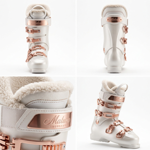 MALUZA INDUSTRIES Zapatos de Esquí Profesionales para Hombre, Invierno, Exterior, Térmicos, Acolchados, Cierre de Hebilla, Parte Superior Sintética, Resistentes - Product Image 5