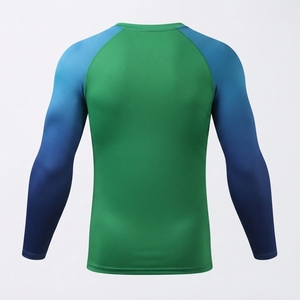 T-shirts de compression MMA personnalisables avec logo couleur, en polyester/nylon, écologiques, haute performance - Product Image 3