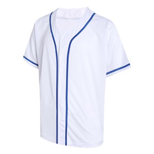 เสื้อเบสบอลขายส่ง โพลีเอสเตอร์ตาข่าย สไตล์เรโทร แบรนด์ทีม ระบายอากาศได้ดี ปักลาย - Product Image 1
