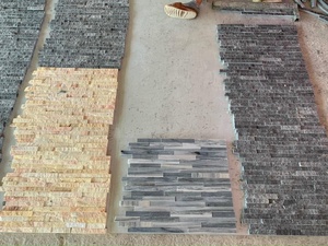 Panel de Revestimiento de Pared de Piedra de Mármol Natural, Diseño Moderno, Piedra Cultural para Decoración de Paredes Interiores y Exteriores de Villas, Fachadas - Product Image 4