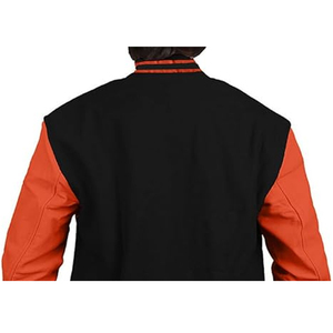 High Quality 100%Cotton Winter Custom Embroidery Blank Varsity Jacket Best Wholesale Latest Oversized Long Sleeve Winter Jacket - Product Image 6