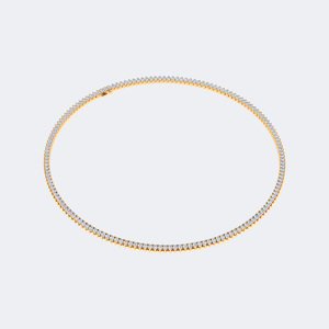 Collier tennis en diamants ronds sertis à griffes 8,60 CTW - Product Image 1
