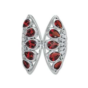 925 Sterling Silver Filigree <b>Ring</b> Handmade Multi Stone Vintage <b>Statement</b> <b>Ring</b> for Women Natural Stone for Wedding Jewelry - Product Image 3
