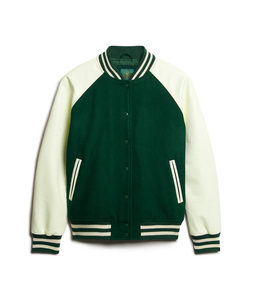 Chaqueta Varsity Personalizada de Moda para Mujer, Chaqueta Bomber de Béisbol con Botones a Presión, Estilo Universitario, Ropa Casual de Calle de Primera Calidad - Product Image 6