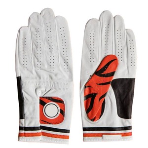Custom Logo Microfiber Golf Gloves Genuine Leather Palm Anti <b>Slip</b> Breathable Adjustable Wrist OEM ODM Factory Manufacturer - Product Image 6