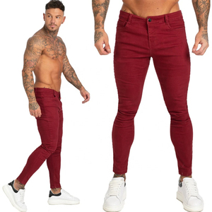 Jean personnalisé avec poche latérale zippée, jean homme, nouvelle mode 2020, coupe slim, design uni, jean skinny déchiré - Product Image 5
