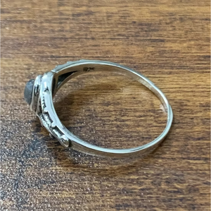 Vintage 925 Silver Labradorite Oval Gemstone <b>Ring</b> 1.5 Grams <b>for</b> Unisex Everyday Wear Perfect <b>for</b> Gift - Product Image 3