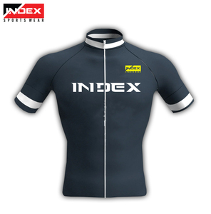 Maillot de Ciclismo de Manga Corta para Hombre, Transpirable, de Poliéster, con Estampado por Sublimación, Logotipo Frontal, Color Degradado, Talla Adulto - Product Image 3