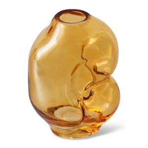 Vase en verre coloré soufflé à la main, organique, solide, artisanal, décoratif, pour la décoration de la maison - Product Image 4