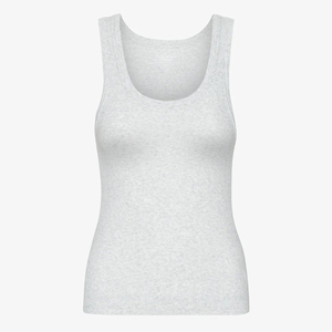 Women's Slim Fit Summer Tank <b>Tops</b> Short Sleeveless Crew Neck I-Shaped Vest Casual Style Solid Color Knitted Shirts - Product Image 5