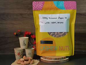 Prix Compétitif Noix de Cajou Séchées du Vietnam Certifiées ISO de Qualité Supérieure 500g Sous Vide avec Fermeture Éclair V1 - Exportées du Vietnam - Product Image 6