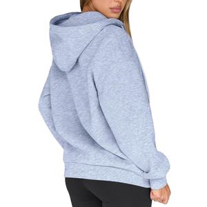 Sweat à capuche d'impression bouffante de broderie personnalisée de haute qualité pour confortable éponge surdimensionné vierge sweats à capuche et sweat-shirts pour femmes - Product Image 2