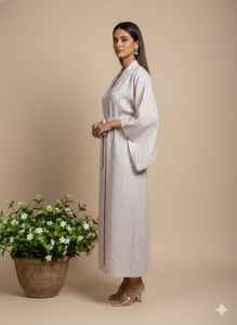 Vestido de Playa Tipo Bata, Traje de Baño, Maxi Vestido de Playa Sunshine para Todas las Estaciones - Verano, Kaftan al por Mayor, Blusa de Playa de Rayón con Estampado Floral - Product Image 6