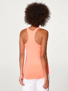 Camiseta sin mangas deportiva para mujer Sprit, con bloques de color, chaleco transpirable de poliéster tejido con logo frontal - Product Image 3