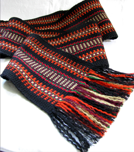 Cinturón de tela tejida colorido de 4 pulgadas de ancho – Faja de cintura de estilo étnico hecha a mano para disfraces y moda unisex - Product Image 2