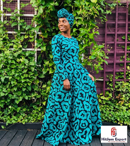 Tissu en Coton Ankara Imprimé Wax Africain 100% Coton Vente en Gros Fabricant Textile Personnalisé OEM ODM Fournisseur de Tissus de Mode Africaine - Product Image 2
