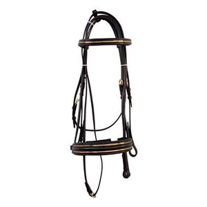 Bridons en cuir personnalisables de haute qualité avec surpiqûres élégantes pour l'équitation professionnelle et la course de chevaux - HASHIR INTERNATIONAL - Product Image 3