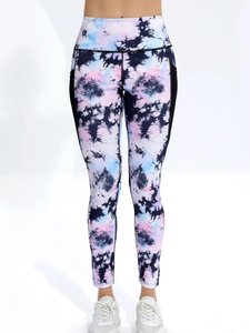 Leggings de Cintura Alta para Mujer, Suaves, para Uso Diario, Pantalones Deportivos, Lisos, Transpirables, de Poliéster - Product Image 2