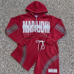 <b>Men</b>’s Casual Streetwear Hoodie Shorts Combo Premium Cotton Comfortable <b>Summer</b> Outfit Trendy Gym Fitness Daily Wear Set - Product Image 4