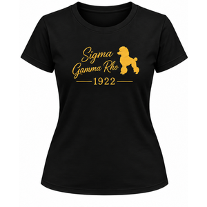 เสื้อยืดผู้หญิงลายกรีก SGRHO แบบกำหนดเอง พิมพ์ลายตัวอักษร Sigma Gamma Rho Sorority แขนสั้น คอกลม ผ้าฝ้ายลำลอง ขายส่ง - Product Image 1