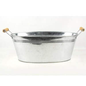 <b>Gold</b> Colour Beverage Tub Wine Chiller <b>Bucket</b> Elegant Party <b>Ice</b> Tub & <b>Bucket</b> for Champagnes and Wines Bottle With Iron Stand - Product Image 2