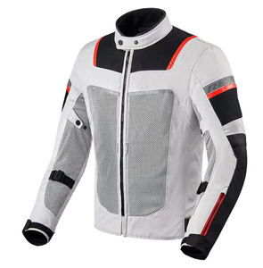 Blouson de moto respirant en maille personnalisé de qualité supérieure, équipement de conduite toutes saisons, doublure thermique imperméable amovible, protections CE - Product Image 5
