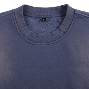 เสื้อสเวตเชิ้ตวินเทจแบบหลวม ทรงดรอปโชว์เดอร์ คอกลม สำหรับผู้ชายและผู้หญิง  รับสกรีนโลโก้ตามสั่ง - Product Image 3