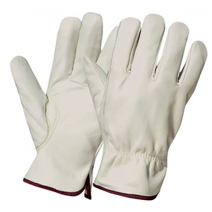 Comfortable Cowhide Leather Working Gloves Heavy Duty Palm <b>Grip</b> Leather Working Gloves - Product Image 4