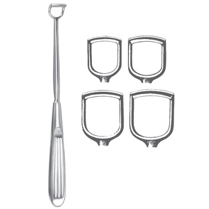 Curette d'adenoides BARNHILL ENT manuelle, certifiée ISO13485, en acier inoxydable - Product Image 1