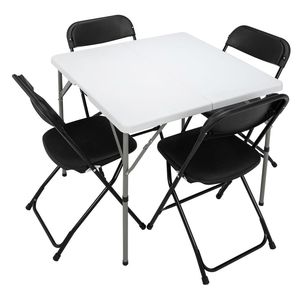 34\" Outdoor <b>Foldable</b> Square Blow Molding <b>Table</b> Premium Quality Only <b>Table</b> - Product Image 1
