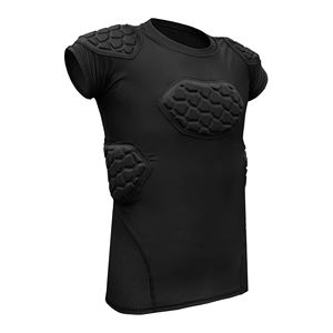 Camiseta Deportiva de Compresión Acolchada para Hombre, Manga Corta, para Entrenamiento - Product Image 3