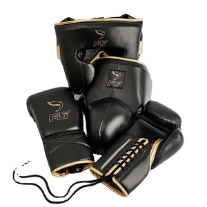 Professional Pro Punching <b>Training</b> Fly Boxing Set Genuine Quality Leather Boxing Sparring Sets MMA Gloves <b>Head</b> Guard Groin Guard - Product Image 1