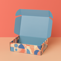 Emballages pliables en carton ondulé imprimés recto-verso personnalisés pour crème pour les yeux, vernis à ongles, huile cosmétique, emballages recyclés