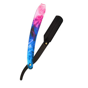 มีดโกนเหล็กกล้าไร้สนิมพับได้สีดำสำหรับช่างตัดผม - Product Image 2