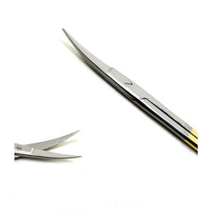 Pinza de Sutura para Microcirugía Castroviejo, Portaagujas Curvo de Acero Inoxidable, Equipo Manual con Certificación CE de Dentavex - Product Image 3