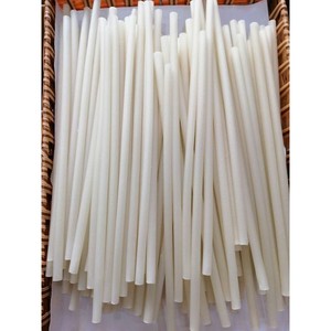 ส่งออกจํานวนมากราคาถูก - หลอดแป้งข้าวย่อยสลายได้ทางชีวภาพที่กินได้หลอดดื่ม - Product Image 6