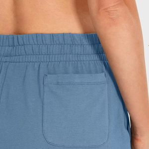 Pantalones Deportivos de Algodón para Mujer, Corte Recto, Color Sólido, Cintura Elástica, Transpirables, Tejido de Punto, Largos, Marca AL SWANS INTERNATIONAL - Product Image 6