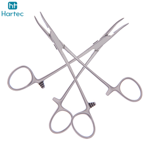 Pince de pêche professionnelle en acier inoxydable à mâchoires courbées, hémostatique verrouillable, dégorgeoir à hameçons, outils de pêche - Product Image 5