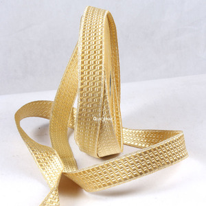 Tresse Cérémoniale Dorée Faite à la Main sur Mesure en Mylar avec Broderie – QUICK WAY INDUSTRIES Modèle QW-02-4889 - Product Image 1
