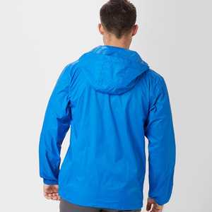 Men's <b>Winter</b> <b>Waterproof</b> Hooded Half Zip Windbreaker <b>Jacket</b> with Front Logo-Outdoor Factory Supply - Product Image 2