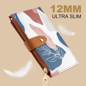 Portefeuille multi-cartes RFID de grande taille pour femmes, avec poche zippée, porte-cartes de crédit - Product Image 3