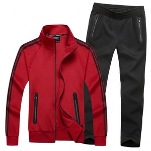 Men's Blue <b>Tracksuit</b> Set Full Sleeve Zipper Sweatshirt Side Pockets Sporty Casual Wear Hooded Solid Color Winter Style 100% - Product Image 4
