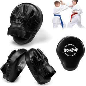 Premium Boxing <b>Focus</b> <b>Pads</b> Lightweight Curved Punch Mitts for Boxing and MMA Training - Product Image 2