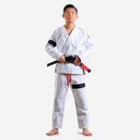Kimono de Jiu-Jitsu BJJ personnalisé 100% coton brodé, uniforme d'arts martiaux brésiliens de haute qualité pour adultes avec logo personnalisé
