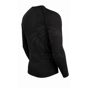 Rashguard pour homme, dernier design, couleur rouge, manches longues, avec logo personnalisé - Product Image 6