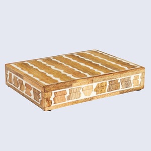 Luxury Bone Inlay Jewelry Box with Lid Decorative <b>Storage</b> Box for Accessories - Product Image 1