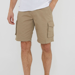 Pantalones Cortos Cargo para Hombre, Multibolsillos, Duraderos, Estilo Táctico Informal de Verano, Transpirables, 100% Algodón, Antibacterianos, de Secado Rápido, OEM ODM - Product Image 1