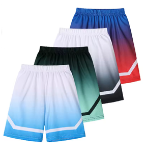 Colorful Summer Casual Sports <b>Shorts</b> Men's Solid Breathable Fashionable Loose-Fit Athletic <b>Shorts</b> Versatile Activewear - Product Image 2