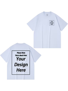 220G Combed Pure Men's T-Shirt Short Sleeve O-Neck Regular Fit Breathable Quick Dry Eco-Friendly Casual Trendy - Product Image 2